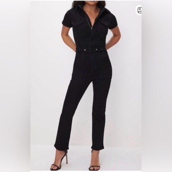 Good American Black Jumpsuit